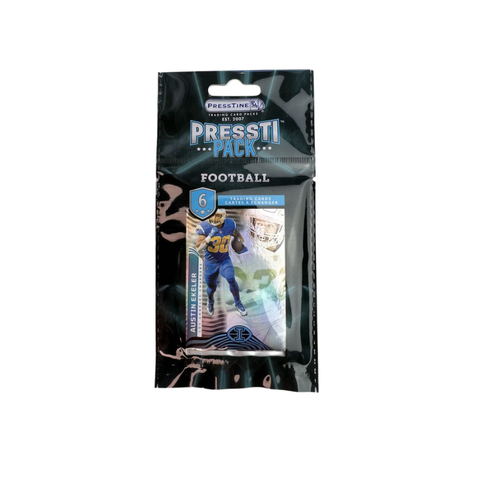 Football Trading Cards 6ct. PRESSTI PACK