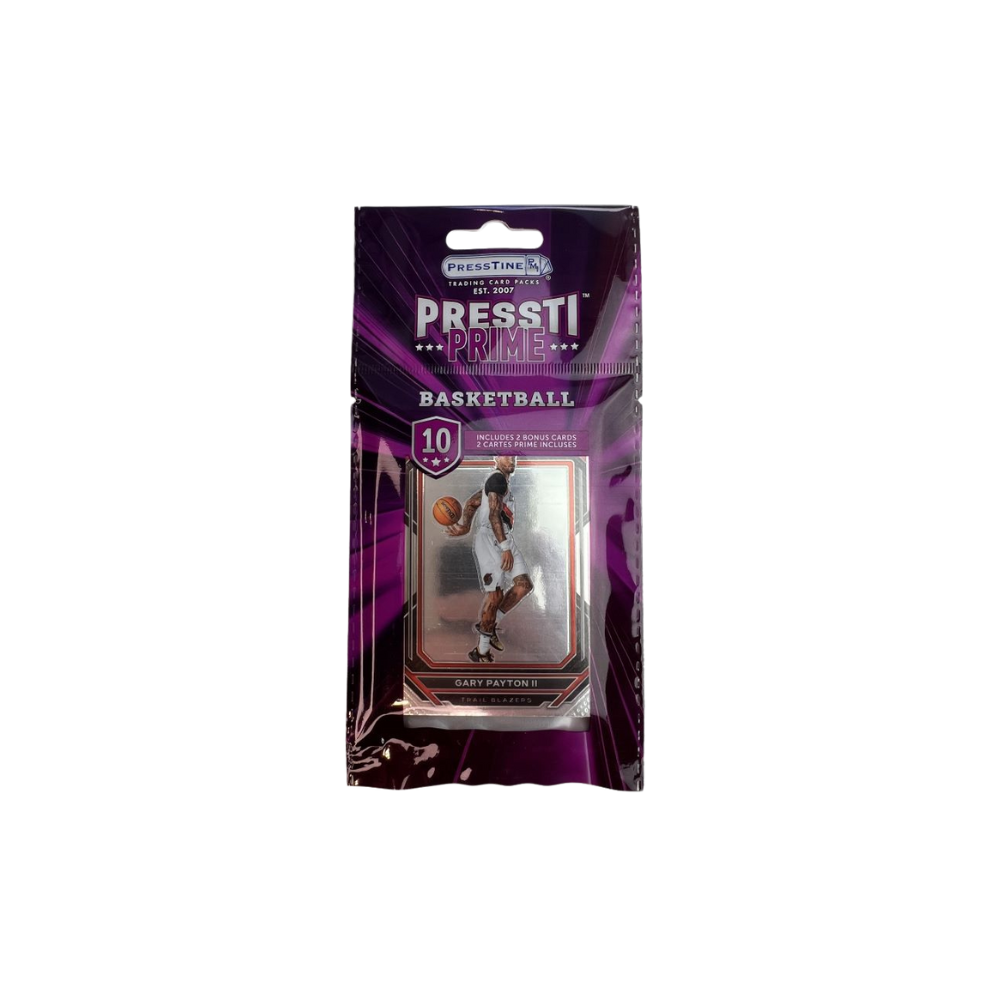 Basketball Trading Cards 10ct. PRESSTI PRIME Pack