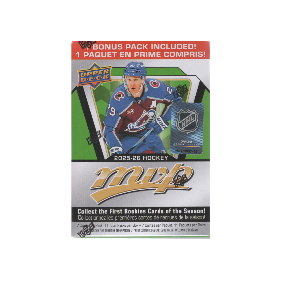2025-26 Upper Deck MVP NHL Hockey 77ct. BLASTER BOX