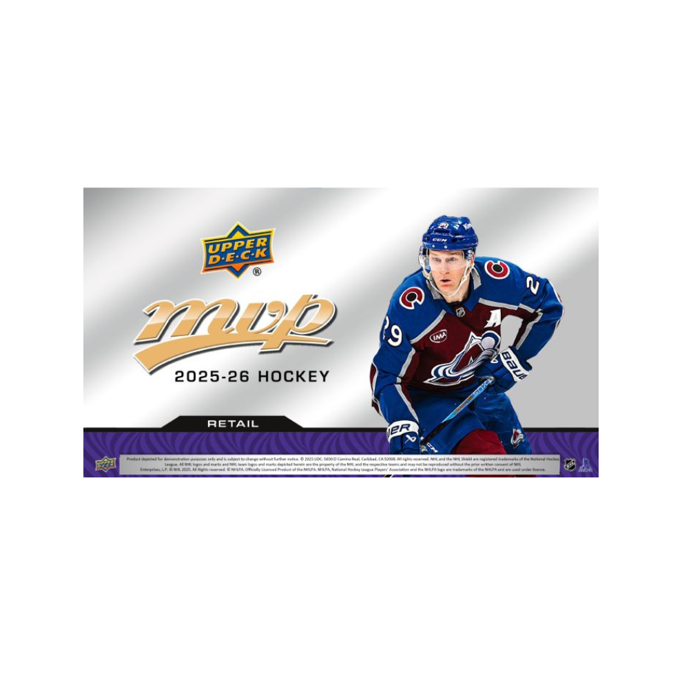 2025-26 Upper Deck MVP NHL Hockey 77ct. BLASTER BOX