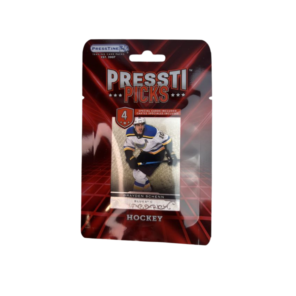 Hockey Trading Cards 4ct. PRESSTI PICKS Pack