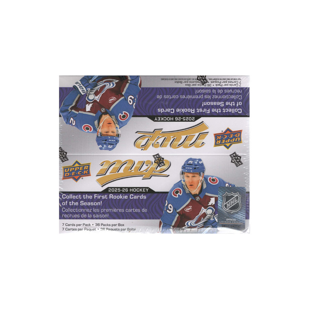 2025-26 Upper Deck MVP NHL Hockey 36pk Retail Box