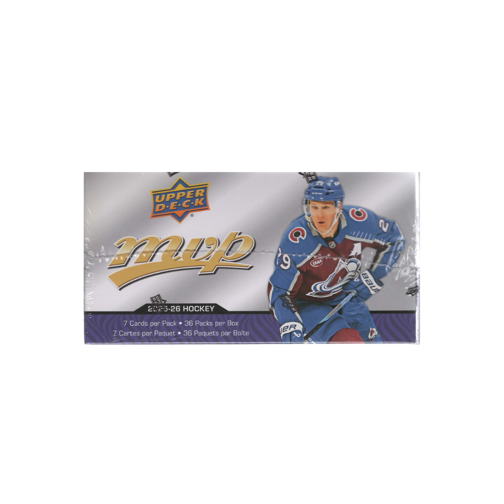 2025-26 Upper Deck MVP NHL Hockey 36pk Retail Box
