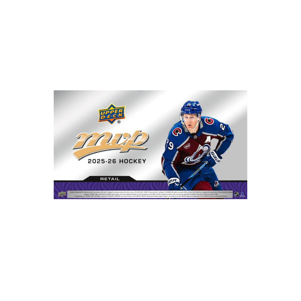 2025-26 Upper Deck MVP NHL Hockey 36pk Retail Box