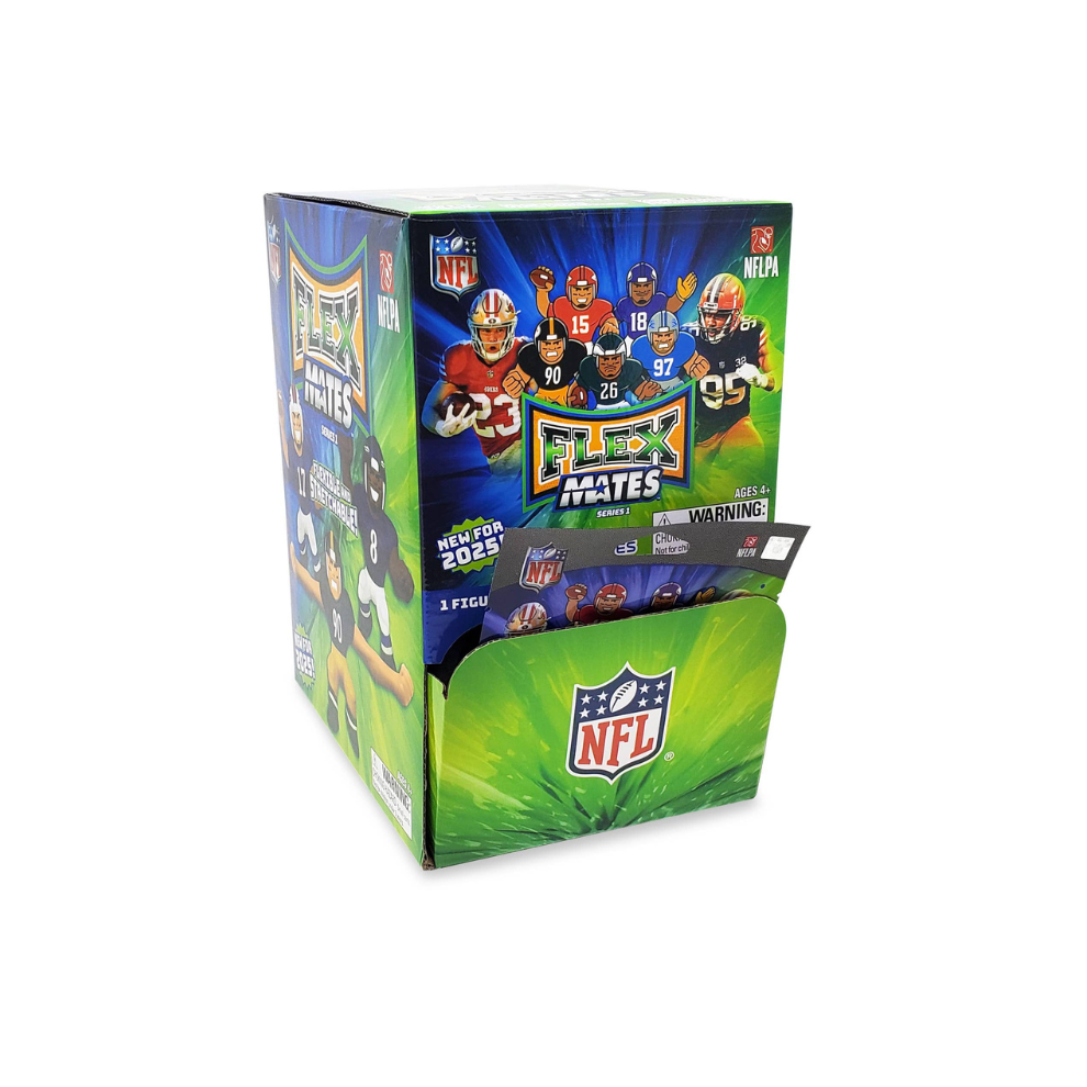 2025 NFL FlexMates 32Ct. Gravity Feed Display Box