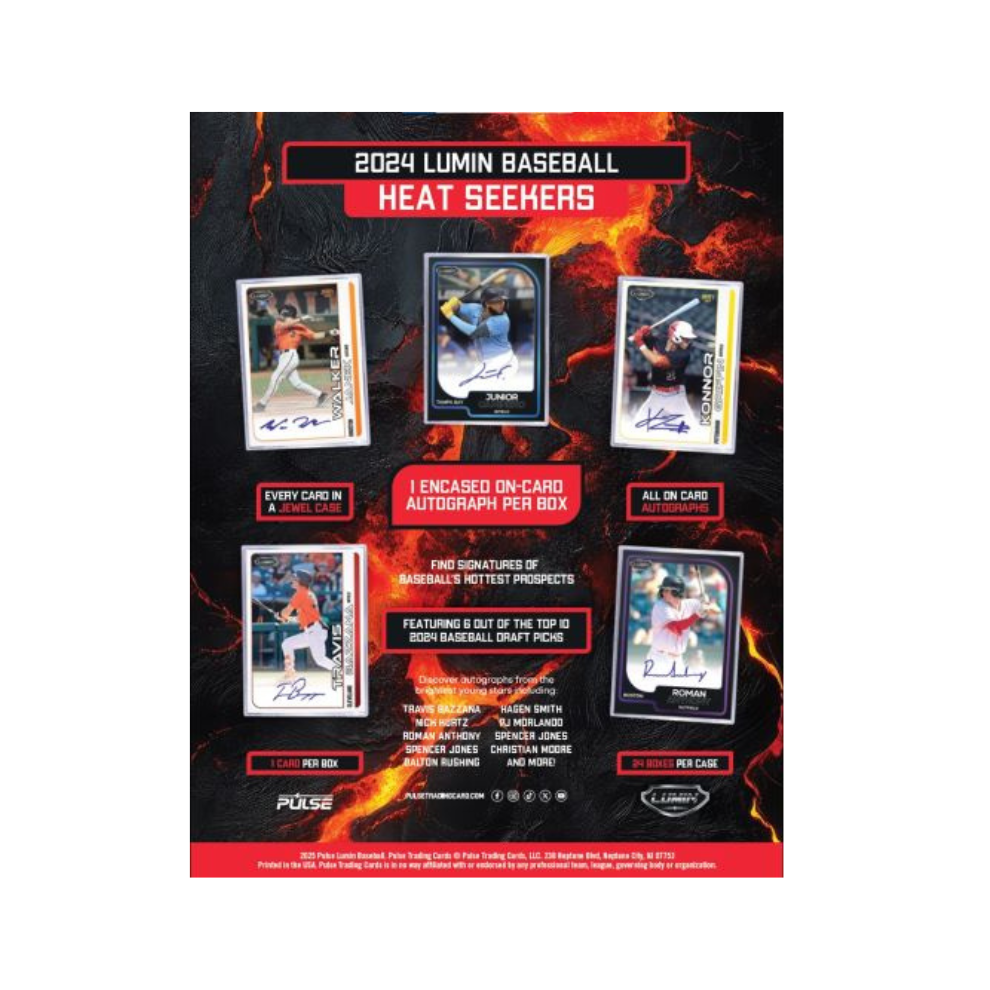 2024 Pulse Lumin Baseball 1ct. Heat Seeker Box