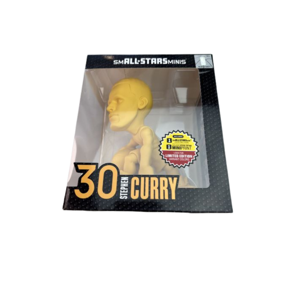 Stephen Curry 6" smALL STARS NBA YELLOW VARIANT Collectible Figurine
