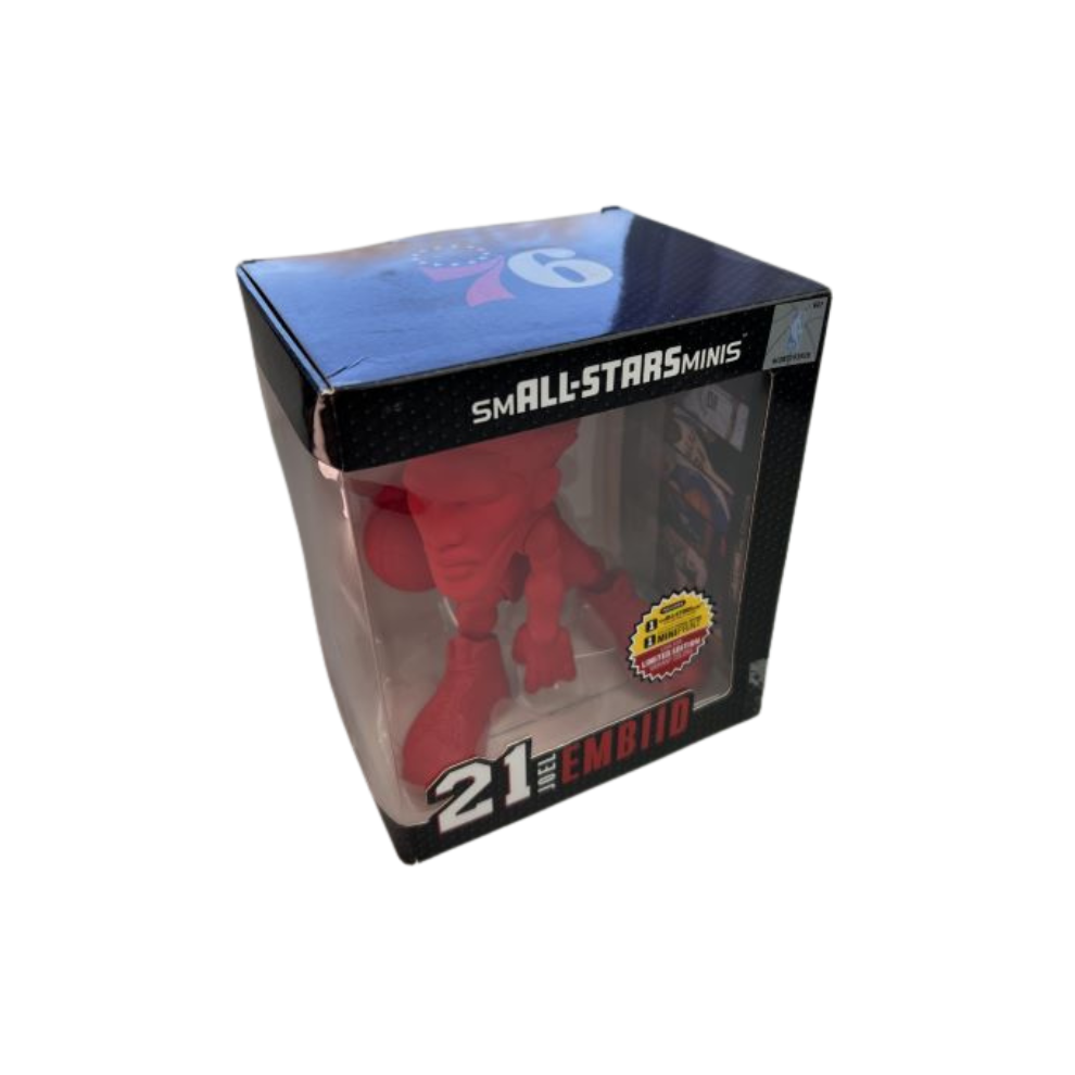Joel Embiid 6" smALL STARS NBA RED VARIANT Collectible Figurine