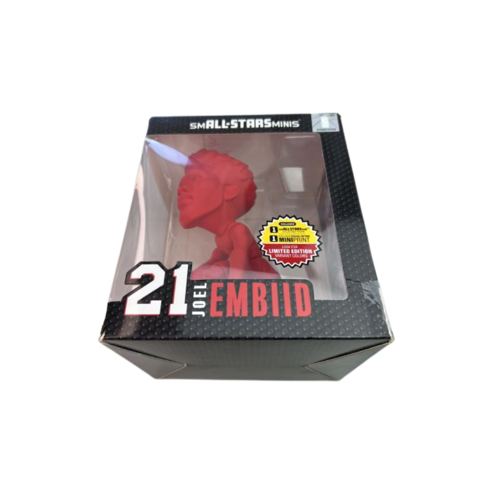 Joel Embiid 6" smALL STARS NBA RED VARIANT Collectible Figurine