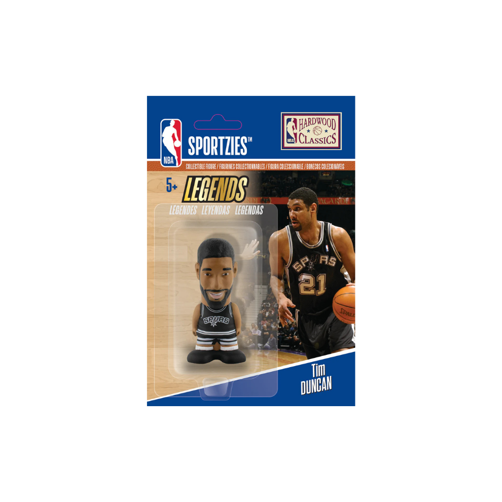 Tim Duncan 2.5" Sportzies NBA Hardwood Classics Collectible Figurine