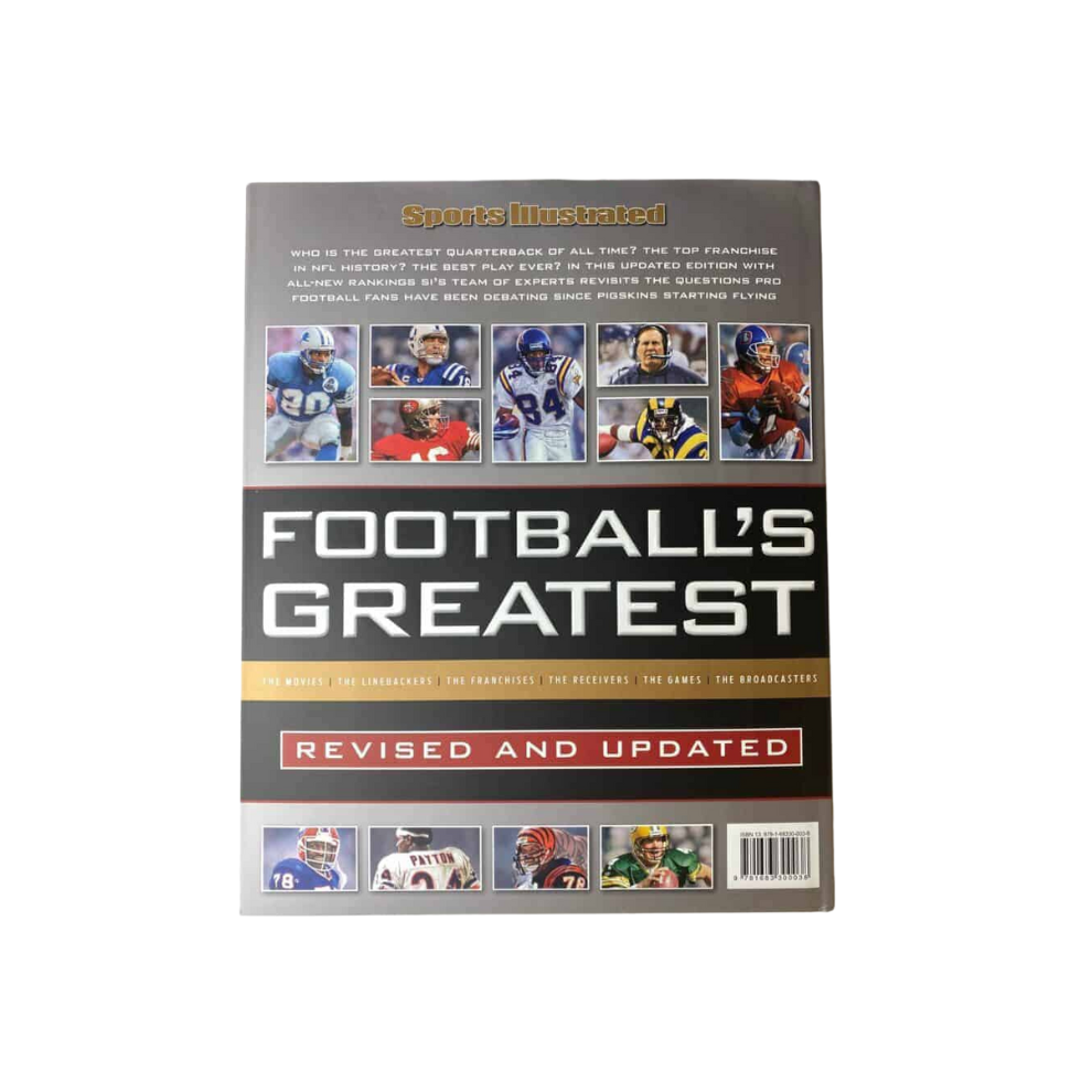 Sports Illustrated Football's Greatest, Hardcover Coffee Table Book