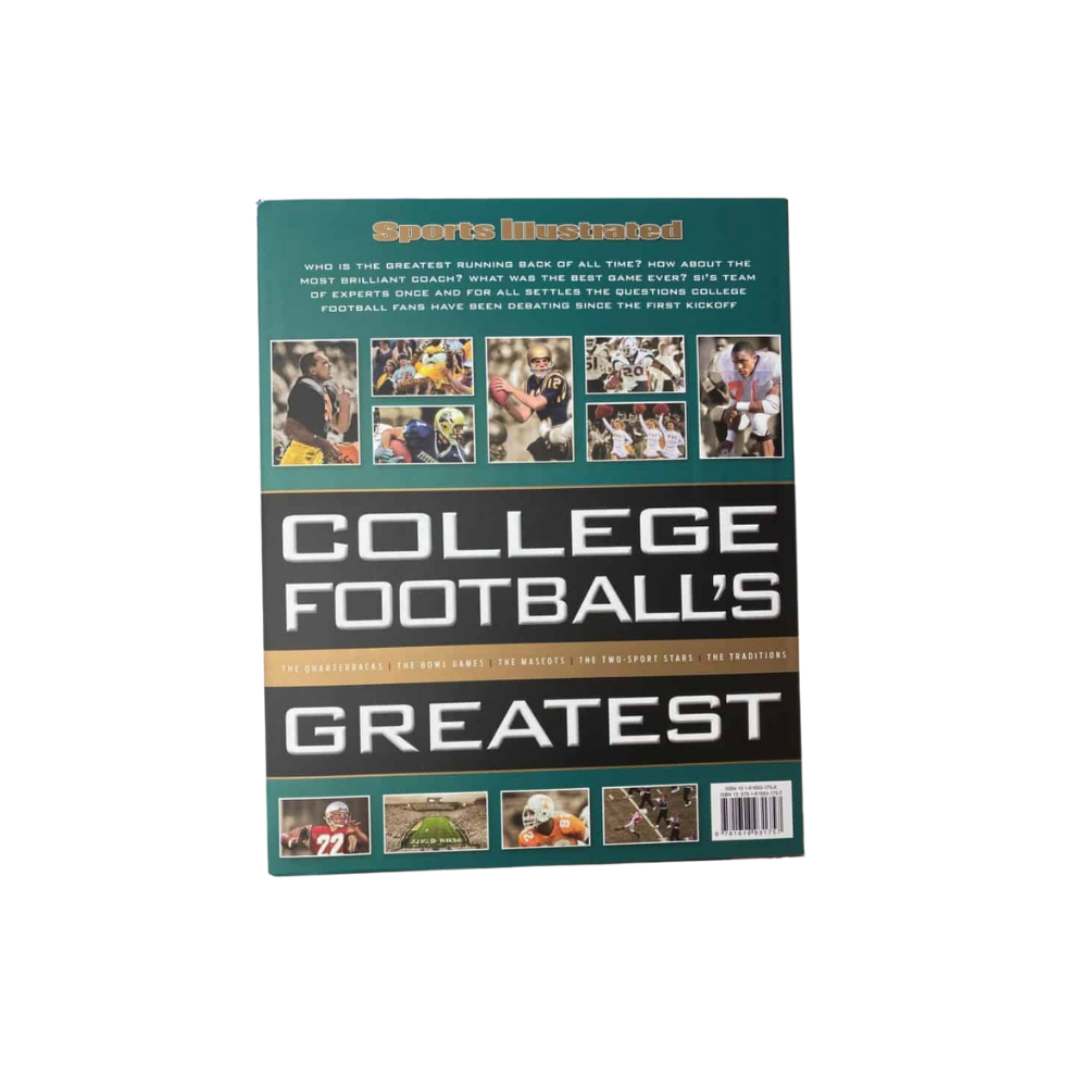 Sports Illustrated College Football's Greatest, Hardcover Coffee Table Book