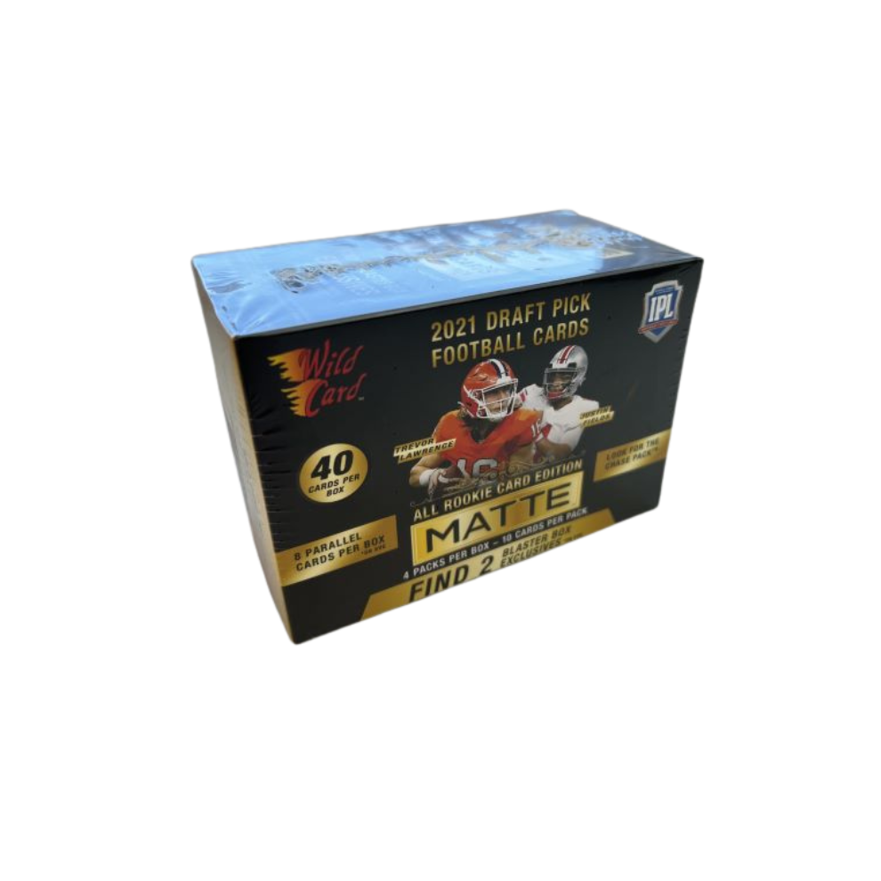 2021 Wild Card Draft Picks Matte Football Blaster Box
