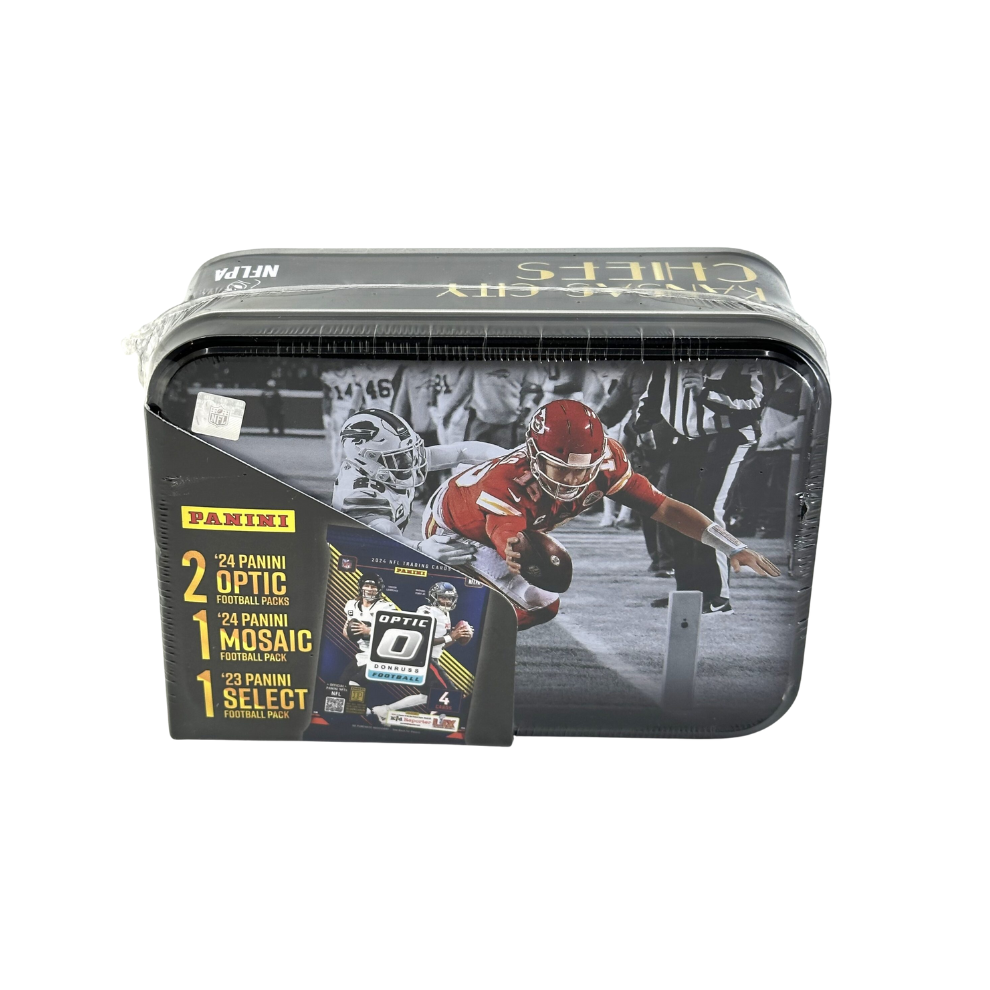 2025 NFL Patrick Mahomes Panini Championship Collection MJH Tin