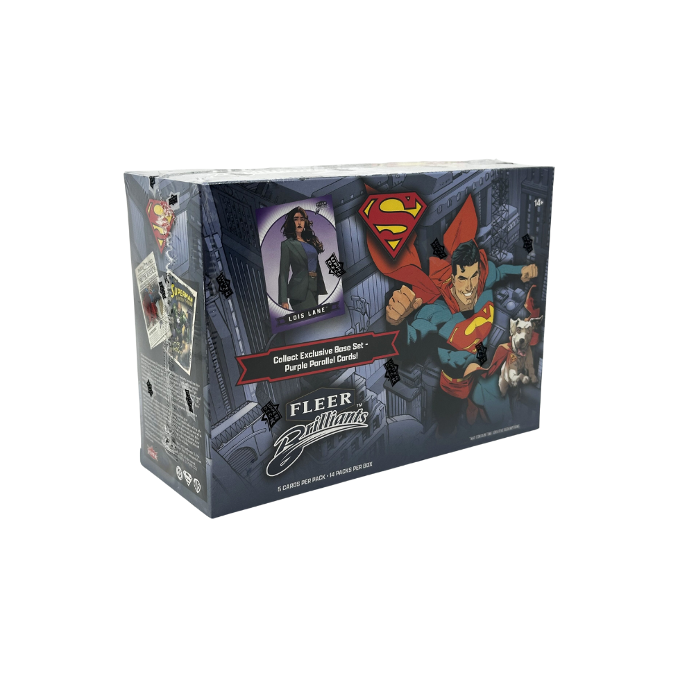 2025 Upper Deck Fleer Brilliants Superman 70ct. Mega Box