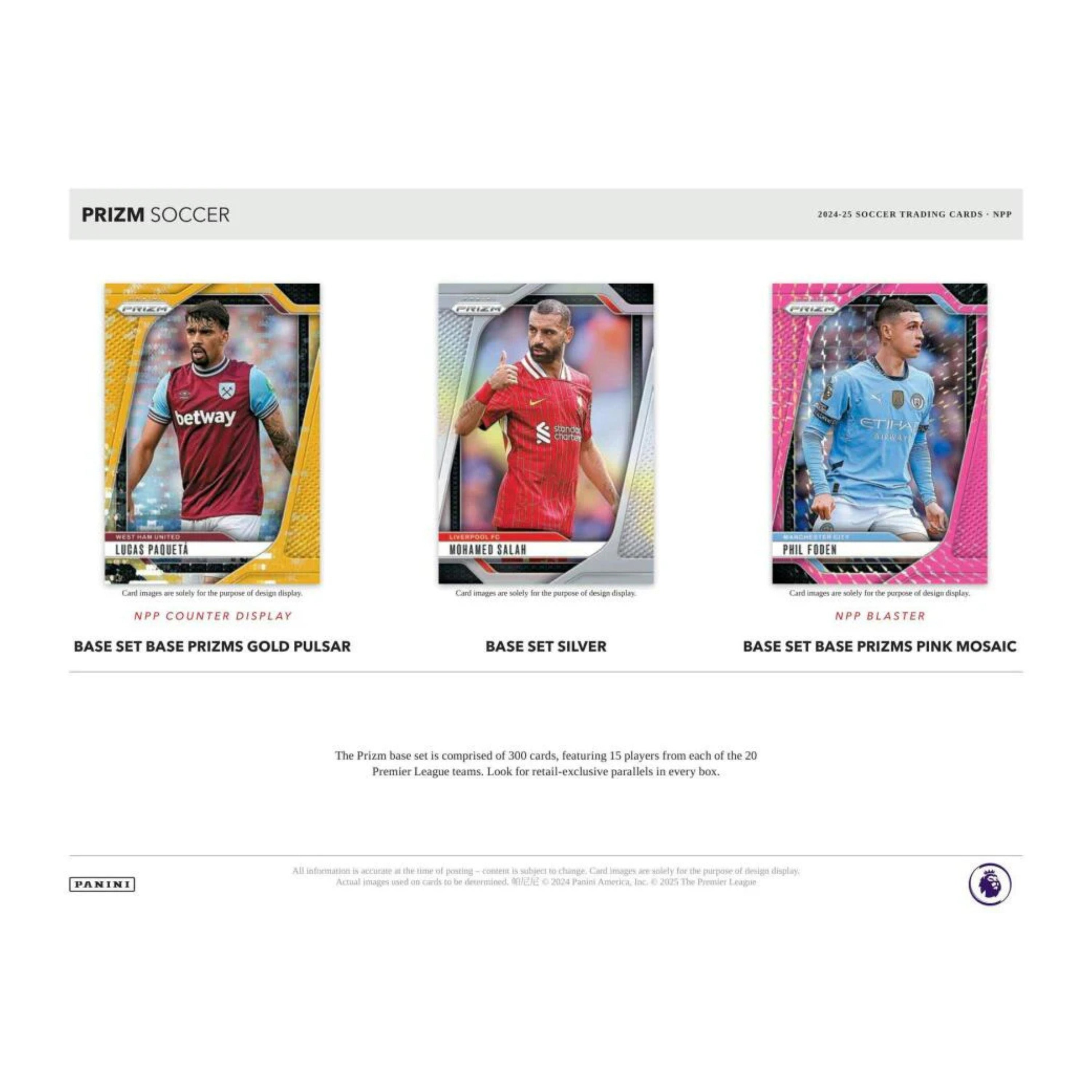 2024-25 Panini Prizm Premier League Soccer 24pk Display Box