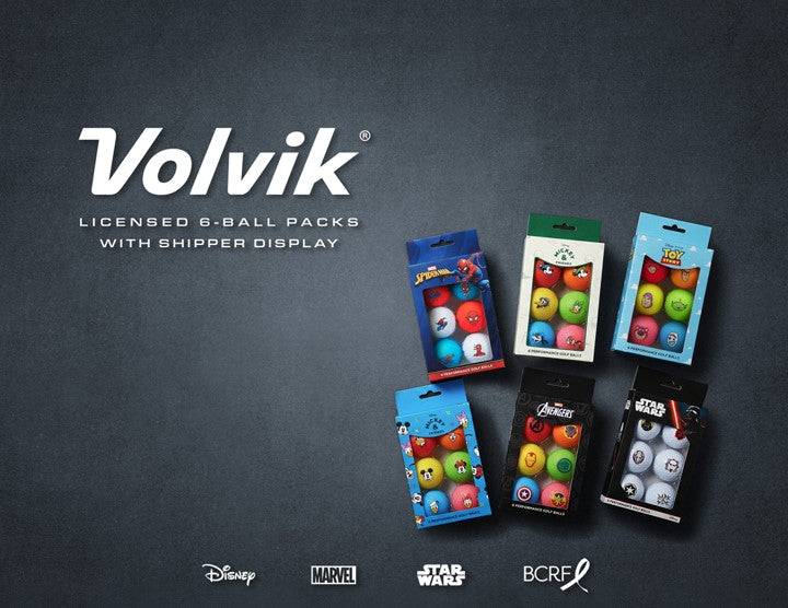 Marvel Avengers Licensed 6 Golf Ball Pack by Volvik