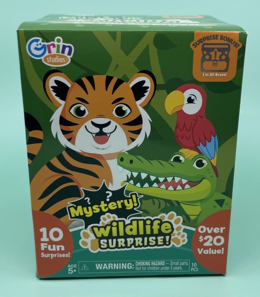 Grin Studios Wildlife Surprise Mystery Toy Box