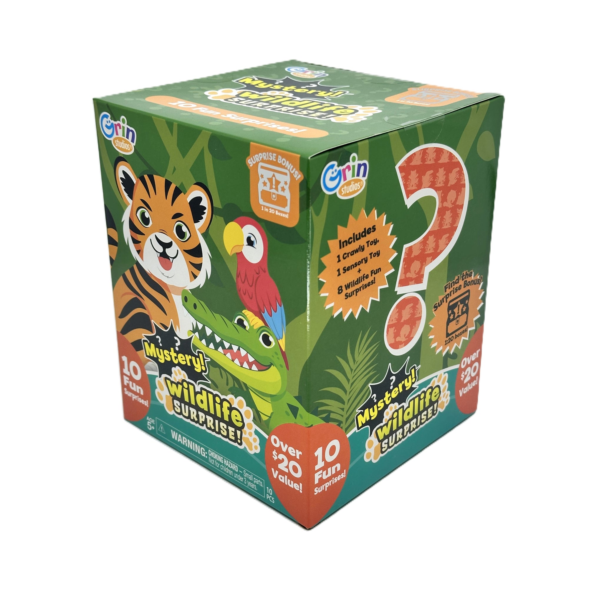 Grin Studios Wildlife Surprise Mystery Toy Box