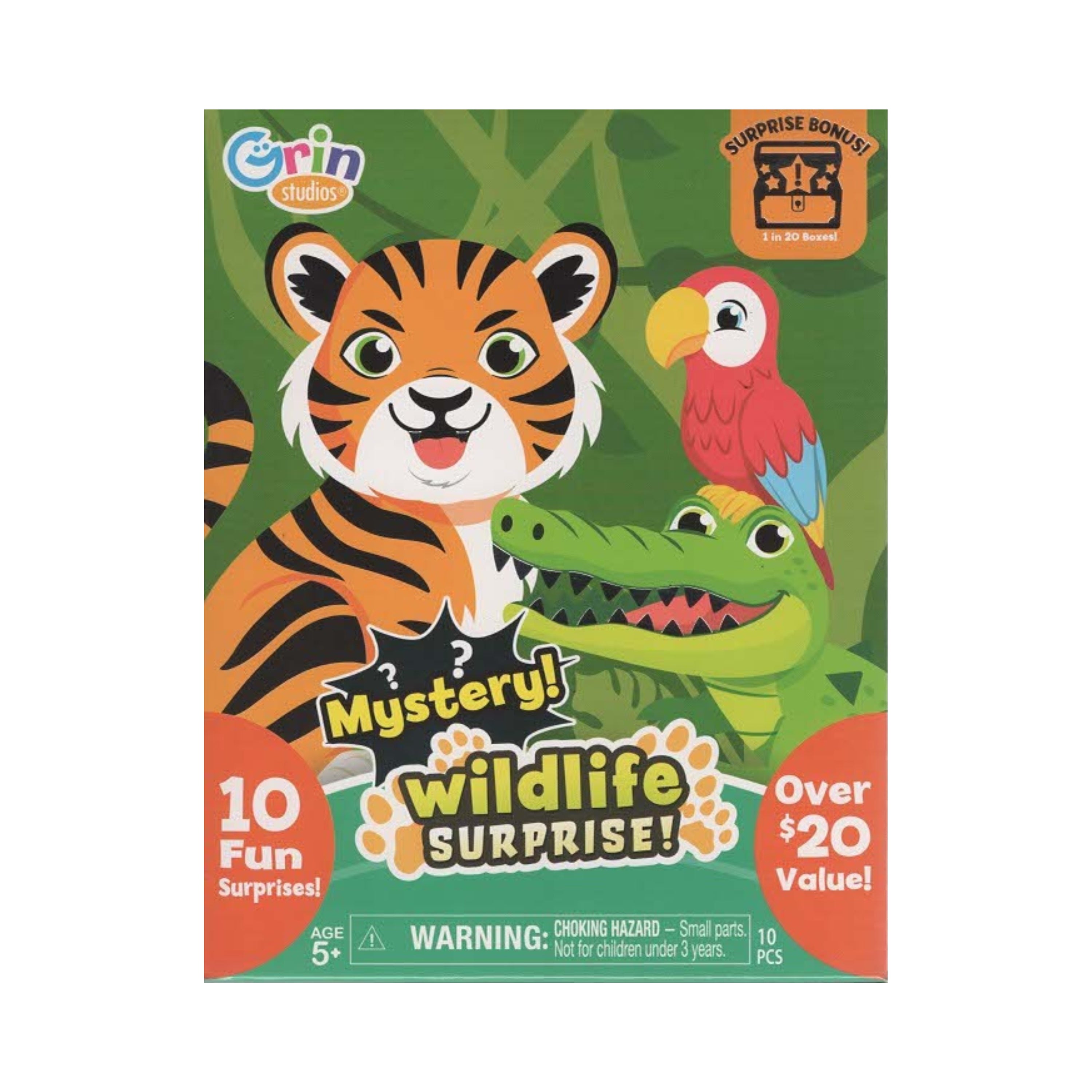 Grin Studios Wildlife Surprise Mystery Toy Box