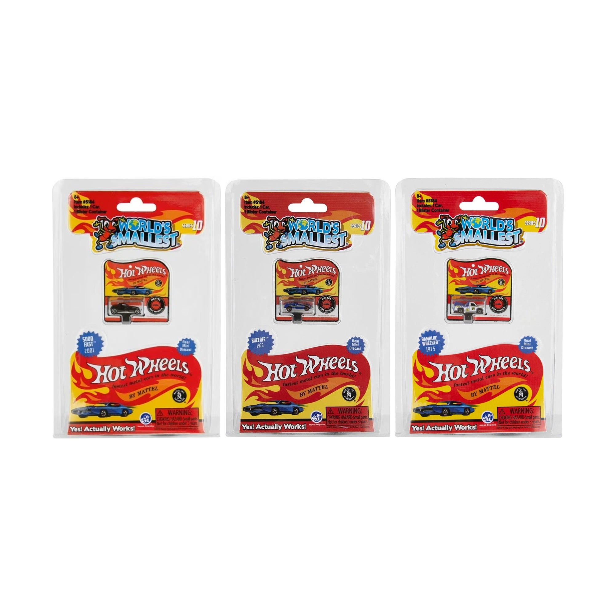 World's Smallest Hot Wheels Series 10 Complete Set