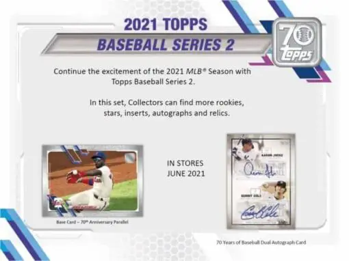 2021 Topps Series 2 Baseball MLB 67 Card HANGER BOX - Card Giants