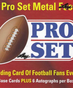 2021 Leaf Pro Set Metal Football 12 Ct. HOBBY BOX (Auction)