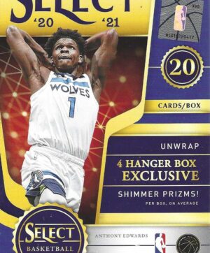 2020-21 Panini Select NBA Basketball New 20 Ct. HANGER BOX