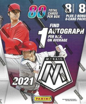 2021 Panini Mosaic Baseball 80 Ct. MEGA BOX