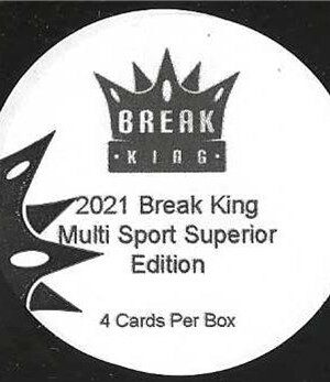 2021 Leaf Break King Multi-Sport Superior Edition 4 Ct. HOBBY BOX