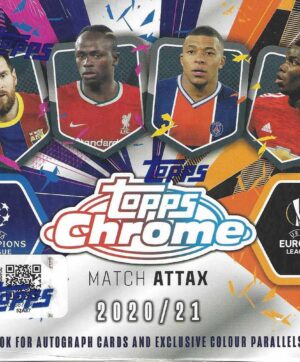 2020-21 Topps Chrome UEFA Champions/Europa League Match Attax Soccer 72 Ct. Hobby Box