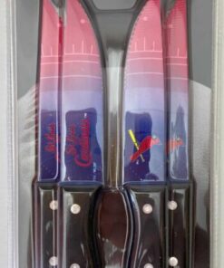 The Sports Vault Dallas Cowboys 5-Piece Knife set in the Cutlery
