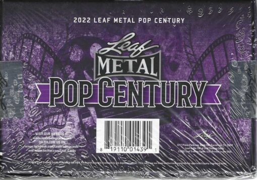2022 Leaf Metal Pop Century Trading Cards 新品未開封ボックス www