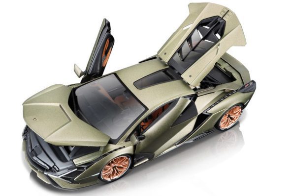 Lamborghini Sian FKP 37 1:18 Scale Diecast Model - Card Giants