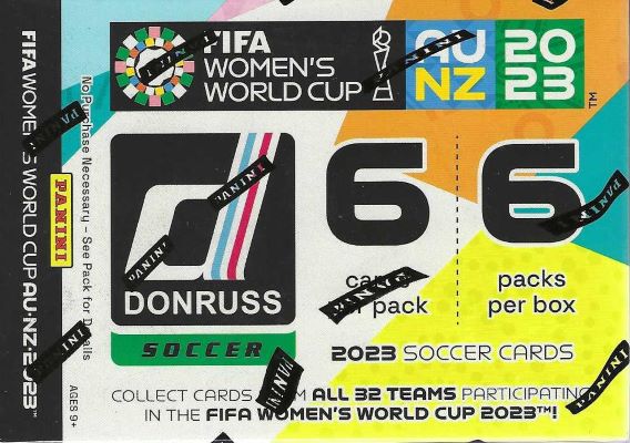 FIFA World Cup Donruss 2023 Womens Soccer Trading Card BLASTER Box 6 Packs  Panini - ToyWiz