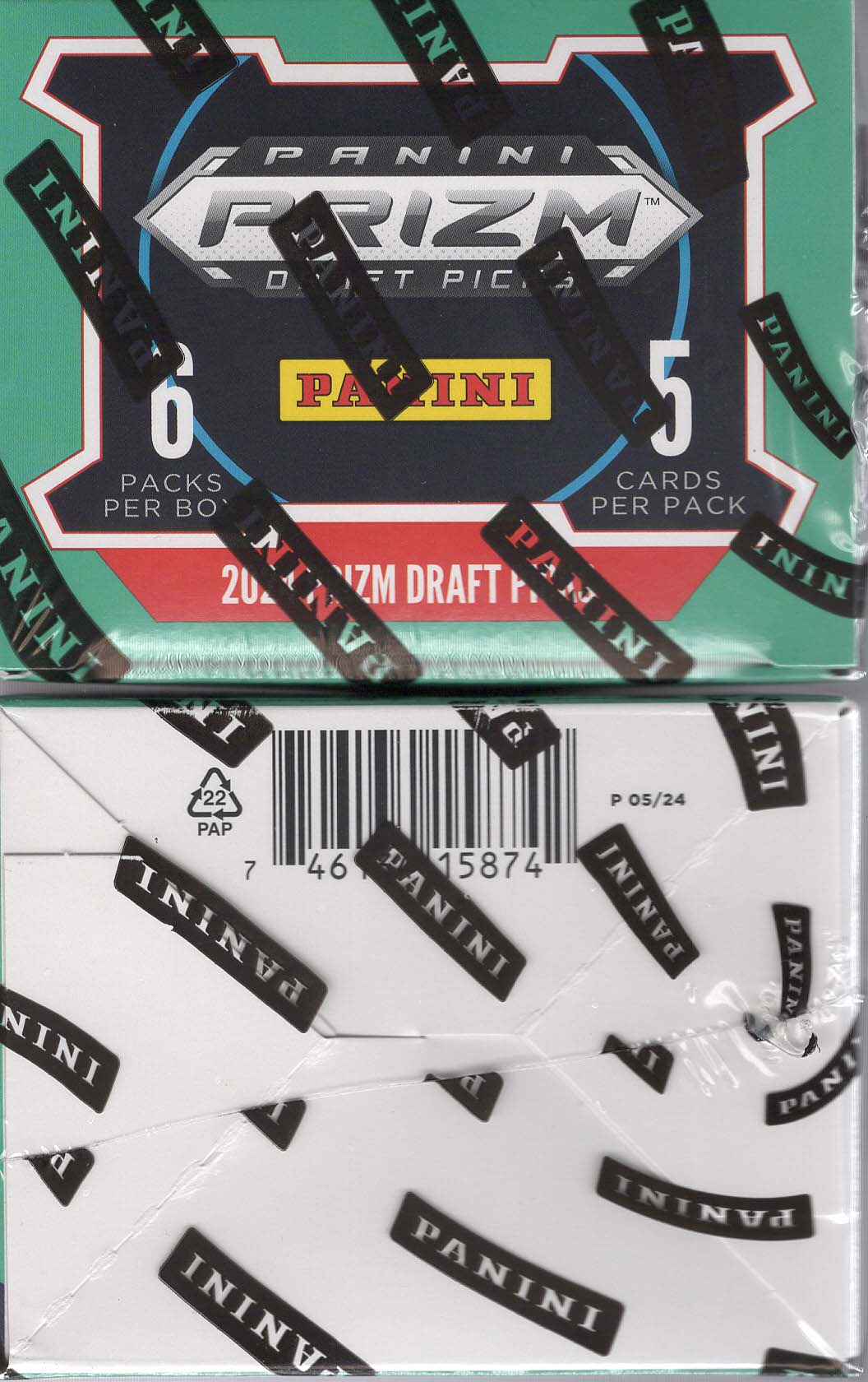 2024 Panini Prizm Draft Picks Collegiate Football 30ct. Blaster Box